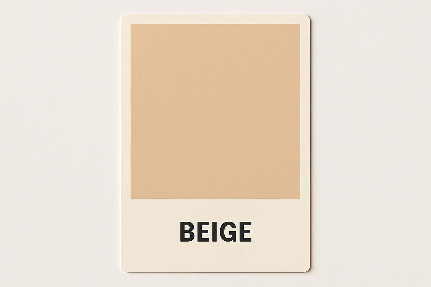 beige as a sample of color