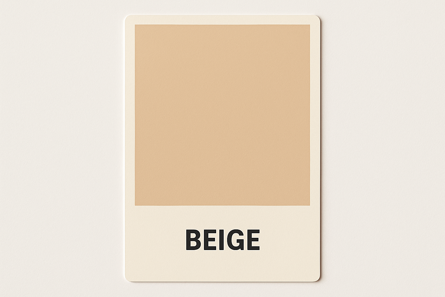 beige as a sample of color