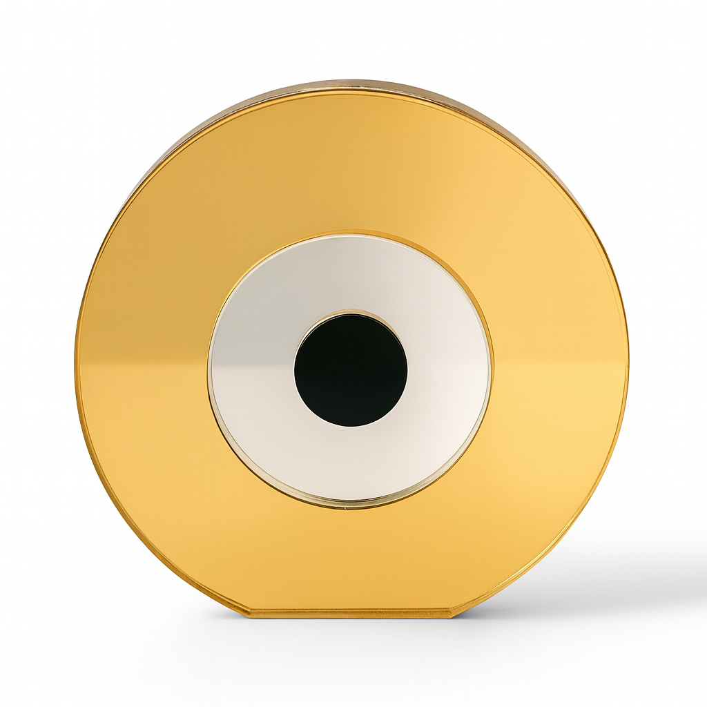 Χονδρική επιτραπέζιο γούρι μάτι plexiglass καθρέφτη – Χρυσό & Τιρκουάζ – So Cute by Dimi