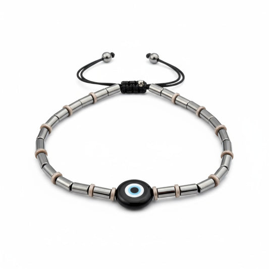 Βραχιόλι αιματίτη με μάτι, χονδρική So Cute by Dimi