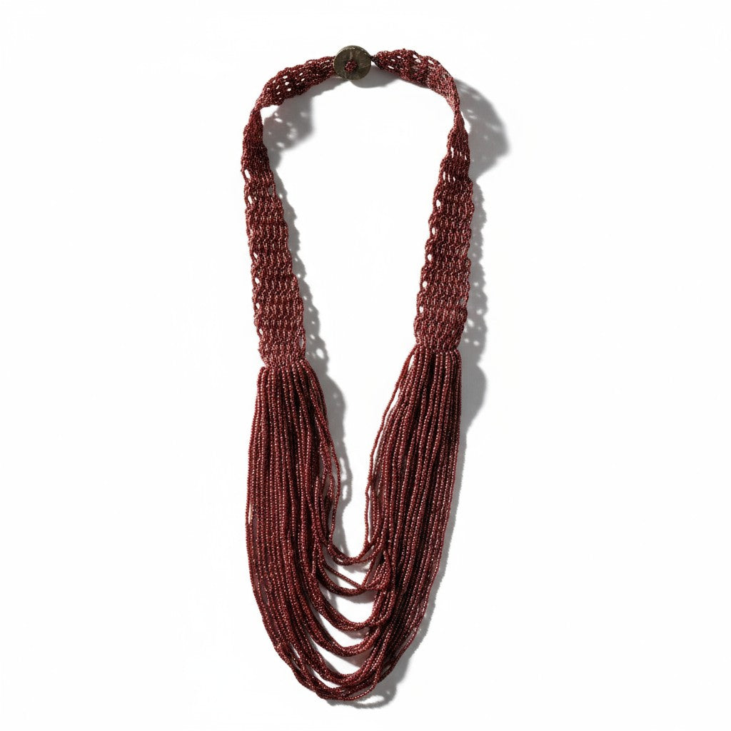 ⚡🚚 Boho Beaded Cascade Necklace