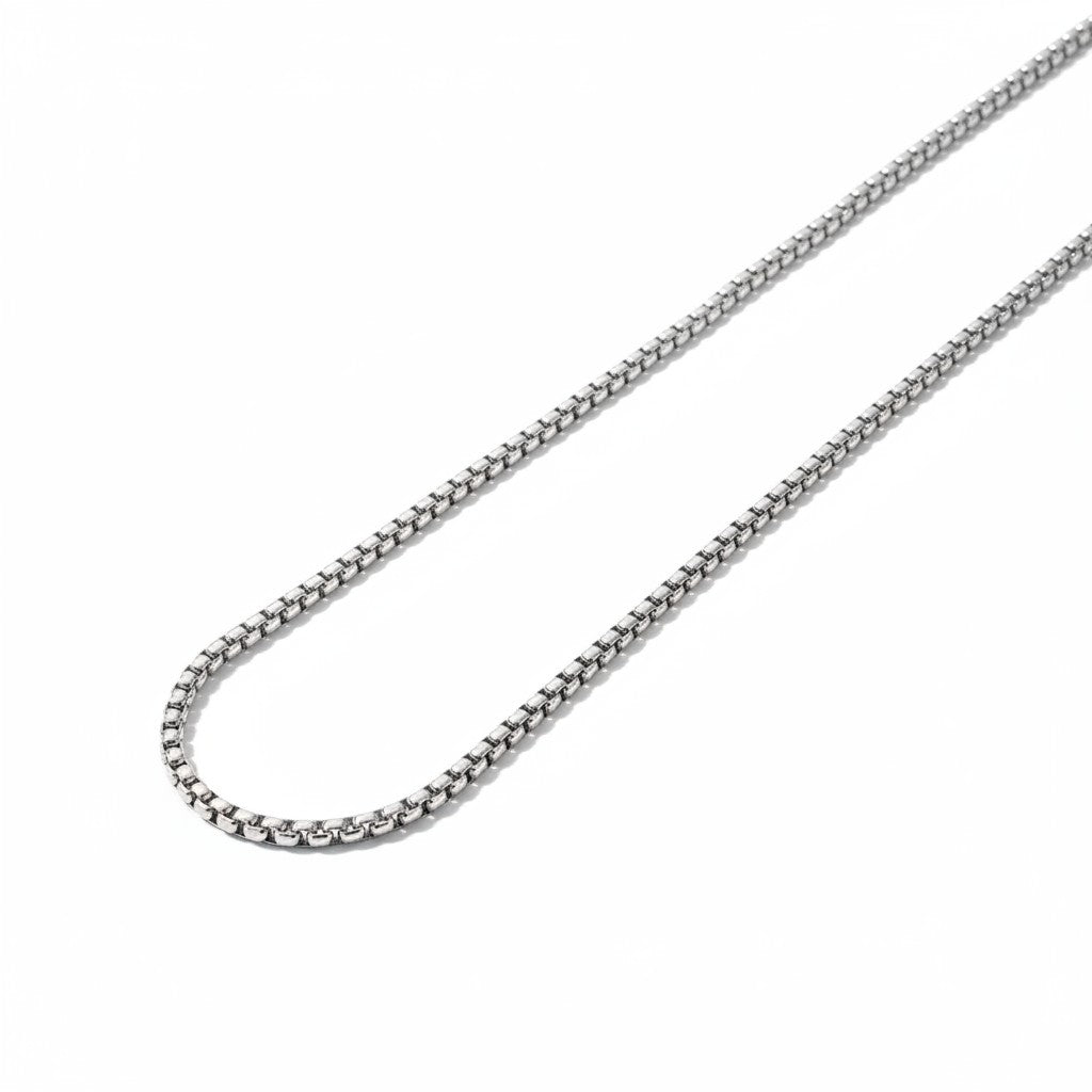 Ανδρική αλυσίδα box chain 60cm – χονδρική So Cute by Dimi