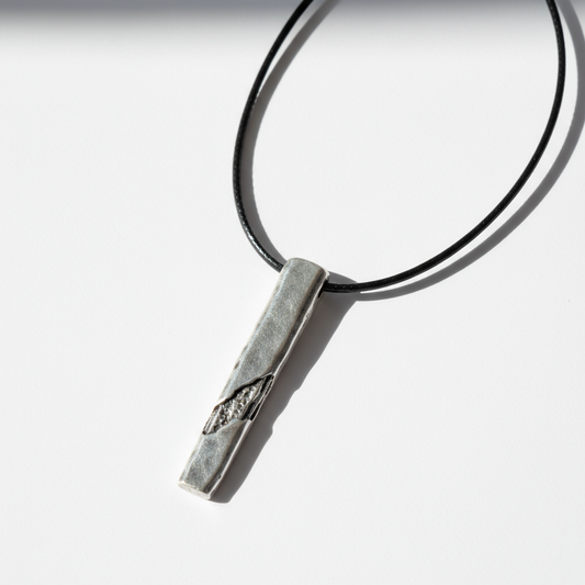 🤍✨Ανδρικό Κολιέ “Silver Bar”