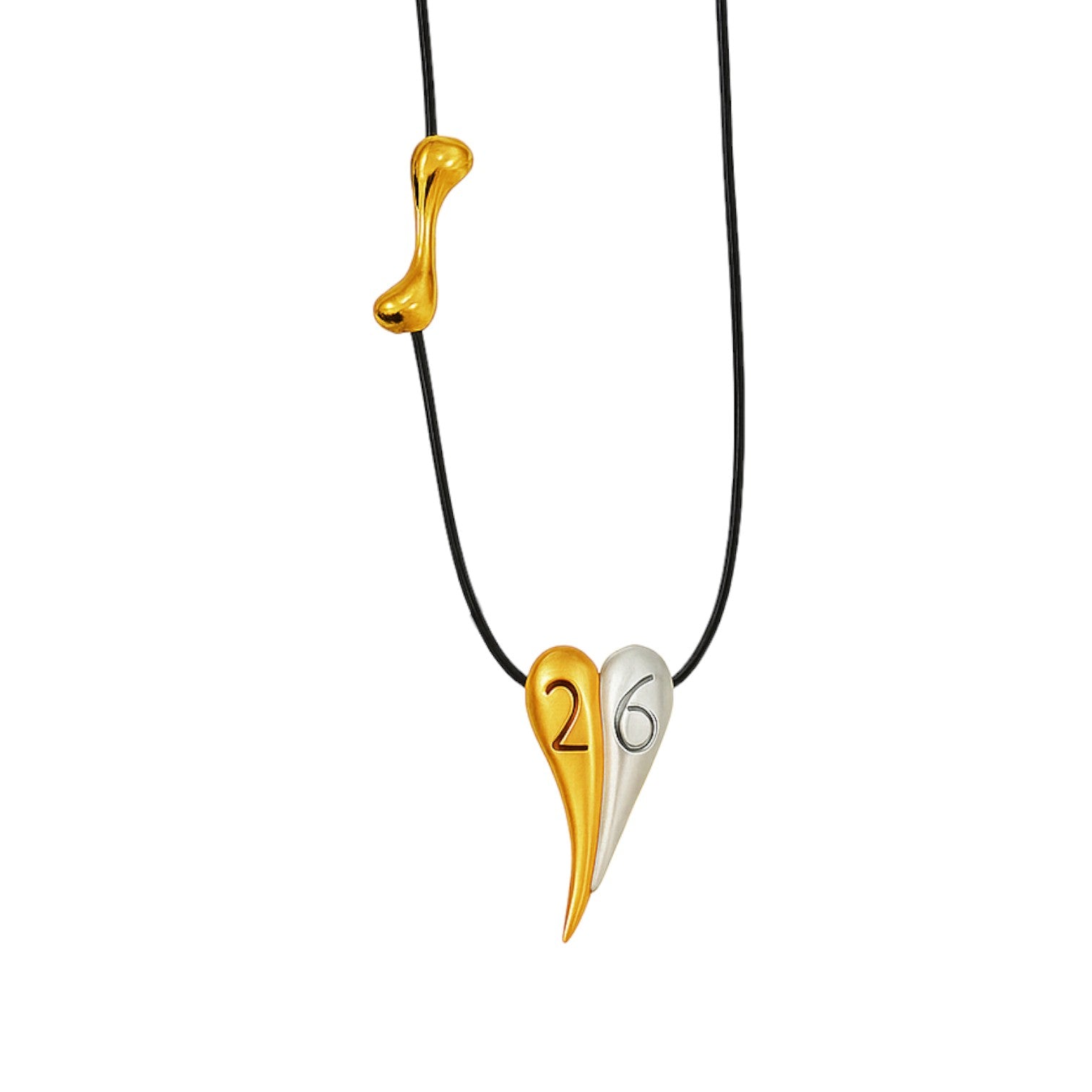 Κολιέ γούρι 2026 διπλή καρδιά χονδρική – So Cute by Dimi