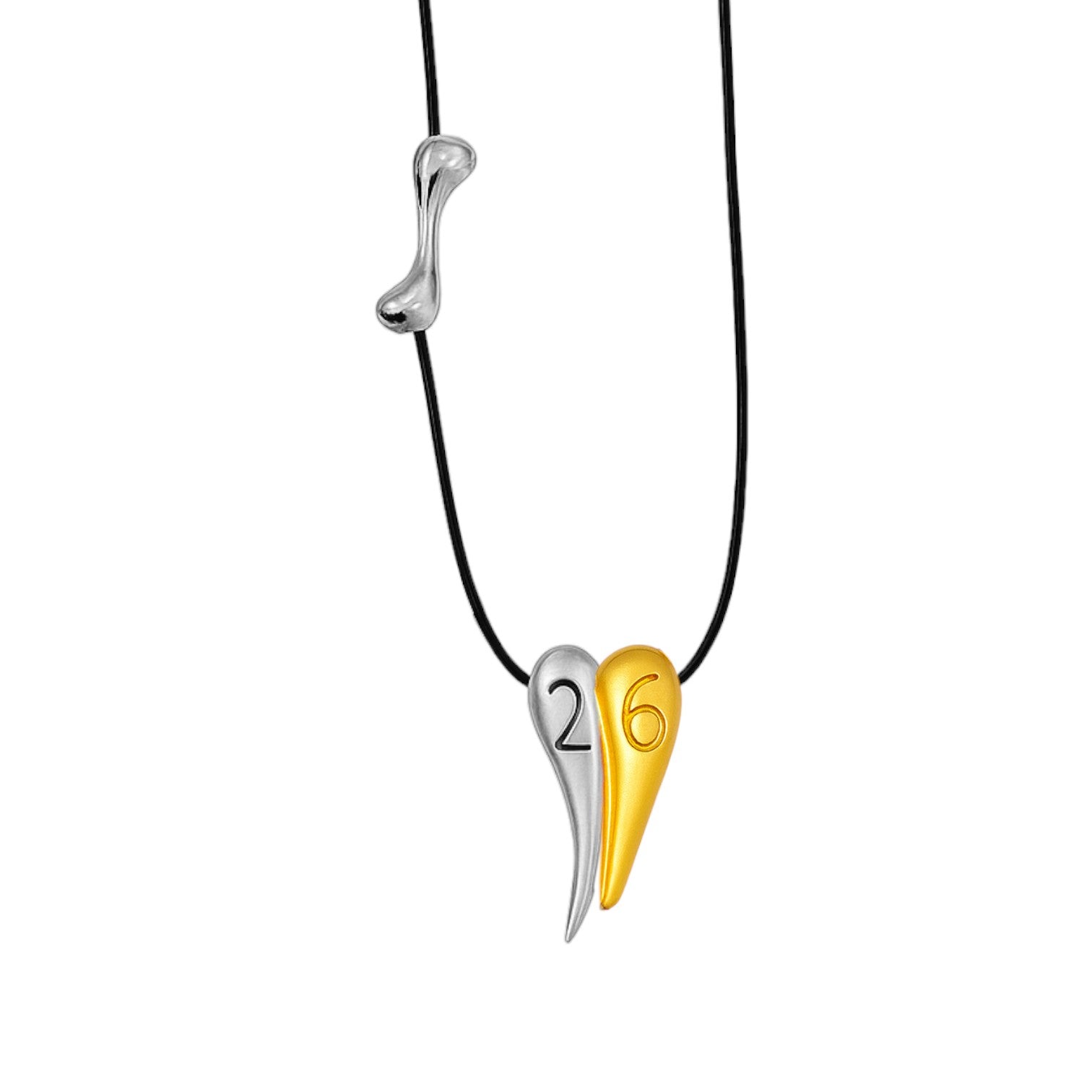 Κολιέ γούρι 2026 διπλή καρδιά χονδρική – So Cute by Dimi