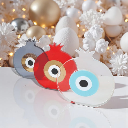 Επιτραπέζιο Γούρι Ρόδι Plexiglass με Μάτι