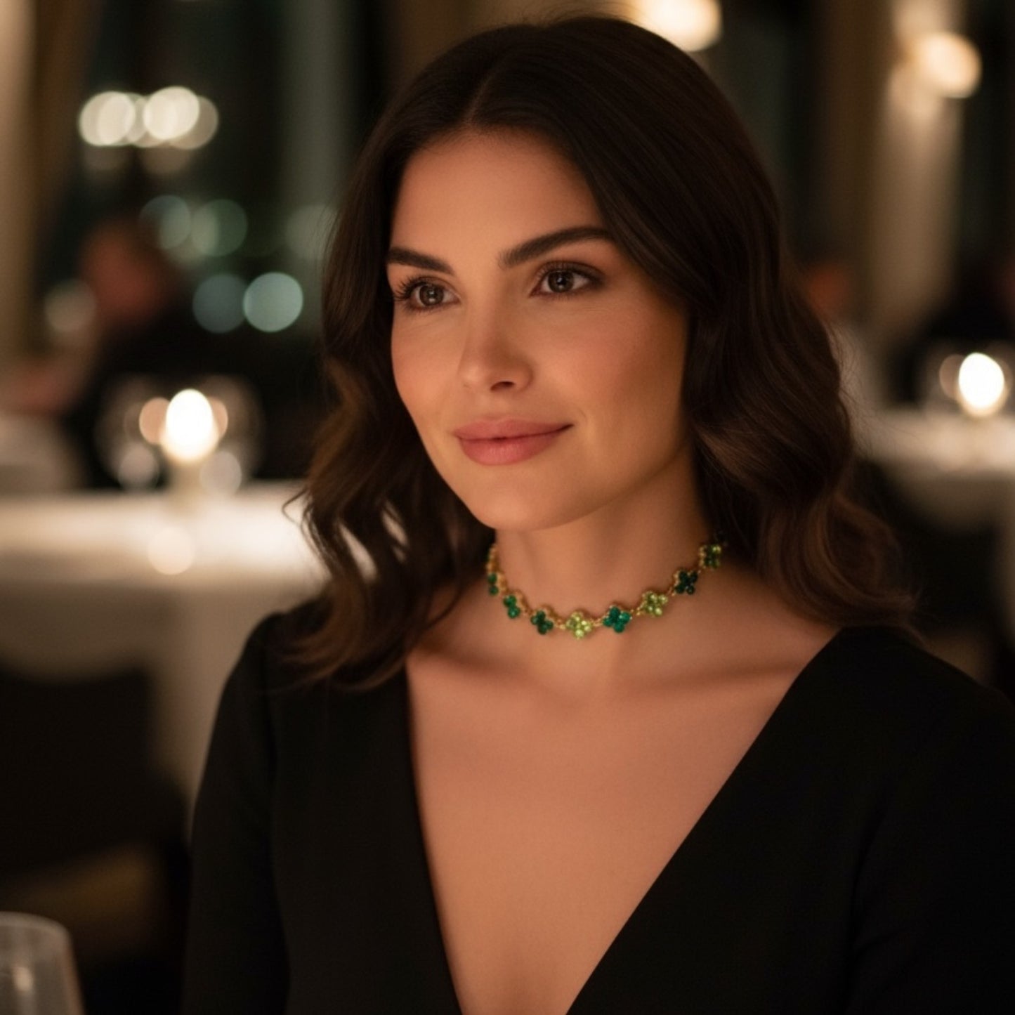 ⚡🚚 Crystal Cross Choker – Ατσάλινο Κολιέ με Σταυρούς Ζιργκόν