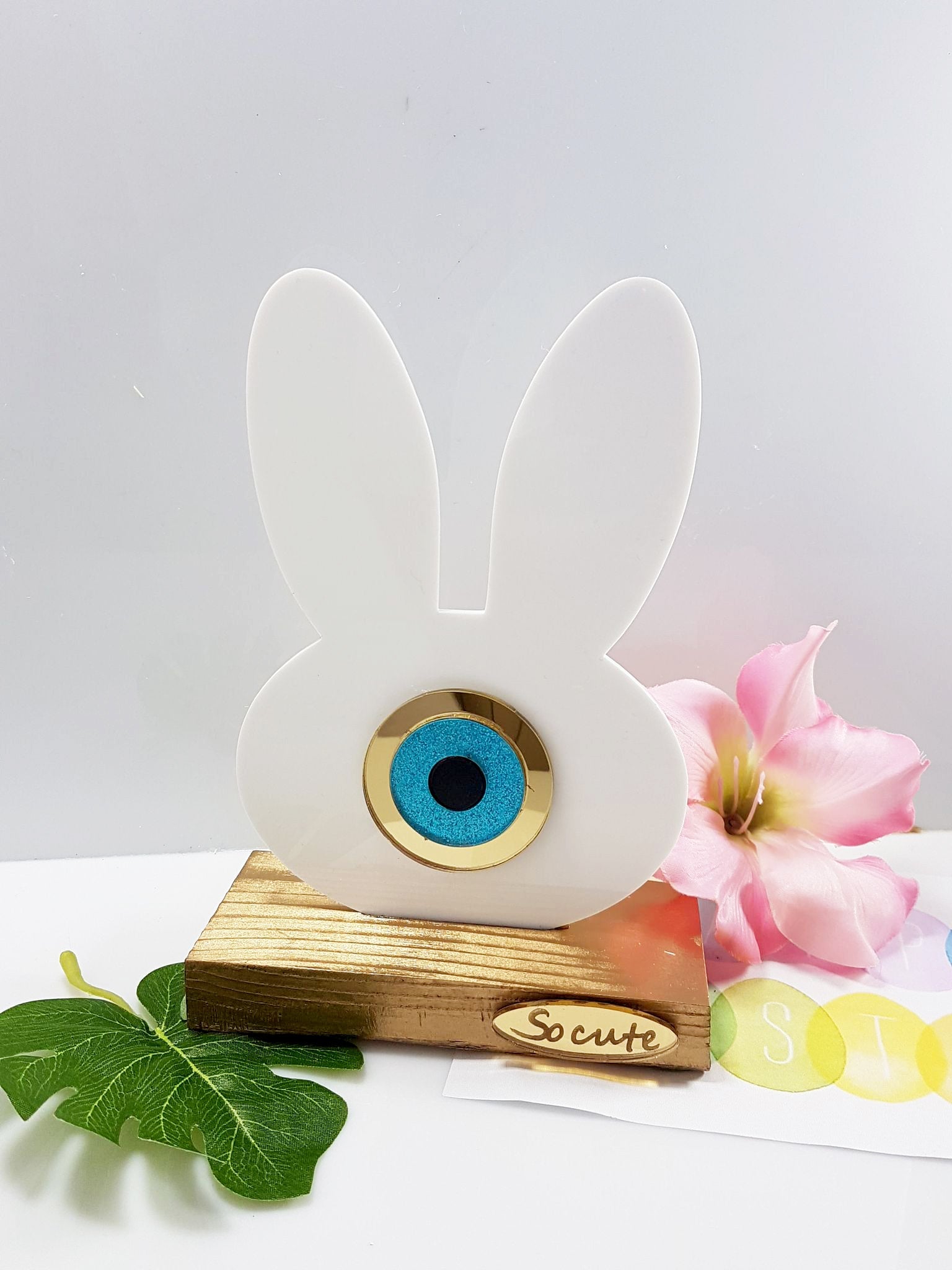 Επιτραπέζιο διακοσμητικό Κουνελάκι με μάτι - So Cute by Dimi