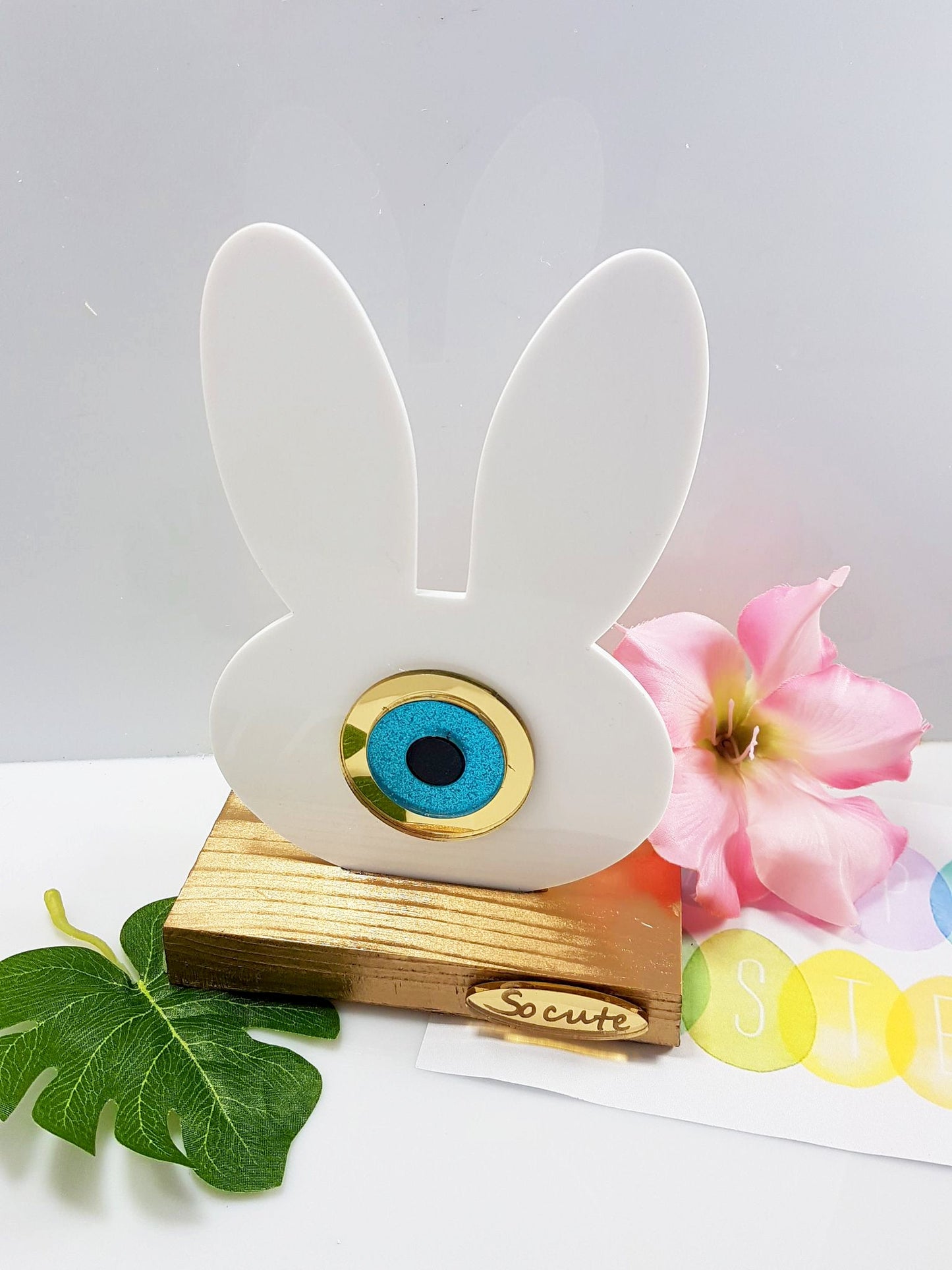 Επιτραπέζιο διακοσμητικό Κουνελάκι με μάτι - So Cute by Dimi