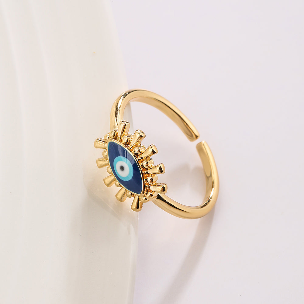 Evil eye ring, 5 styles