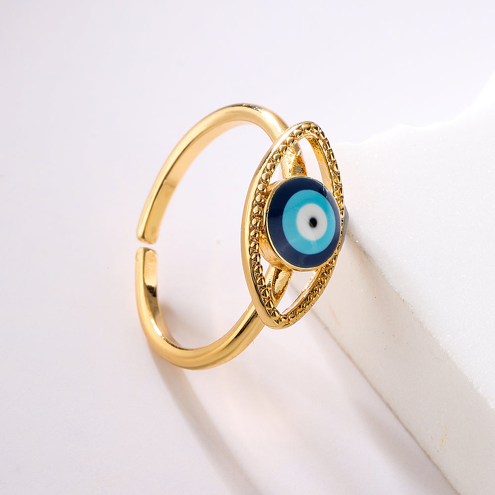 Evil eye ring, 5 styles