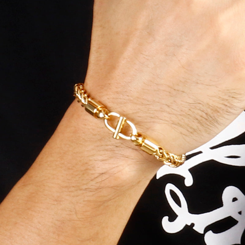 Men fashion titanium steel chain bracelet