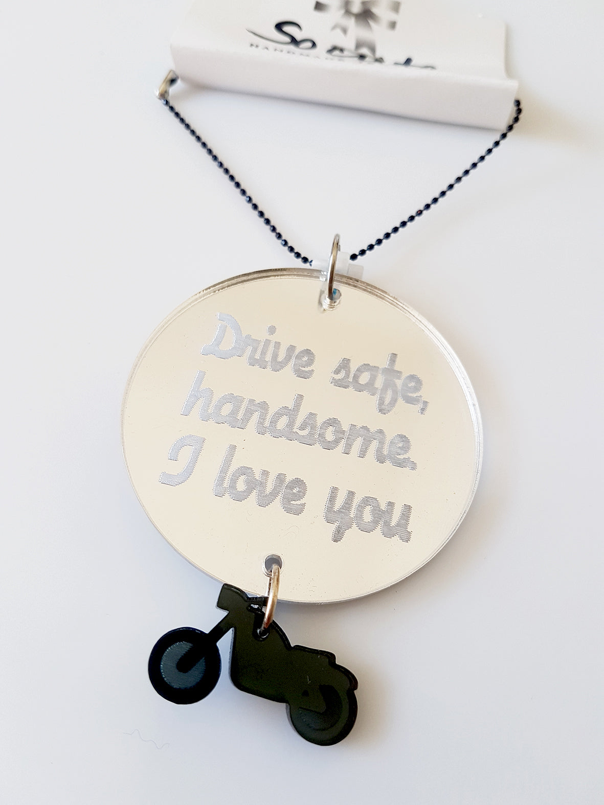 Γούρι μοτοσυκλέτας "Drive safe handsome" - So Cute by Dimi