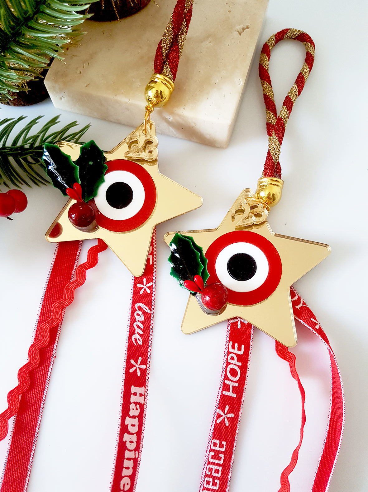 Γούρι αστέρι με μάτι