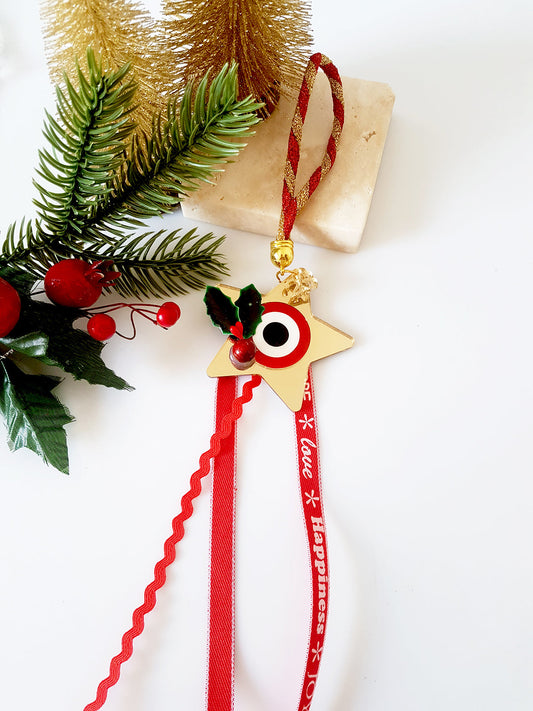 Γούρι αστέρι με μάτι