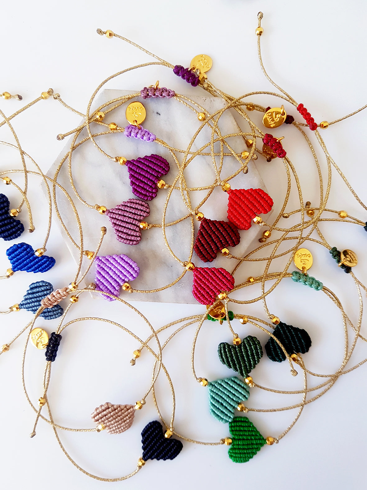 Golden Slim βραχιόλι καρδιά - So Cute by Dimi