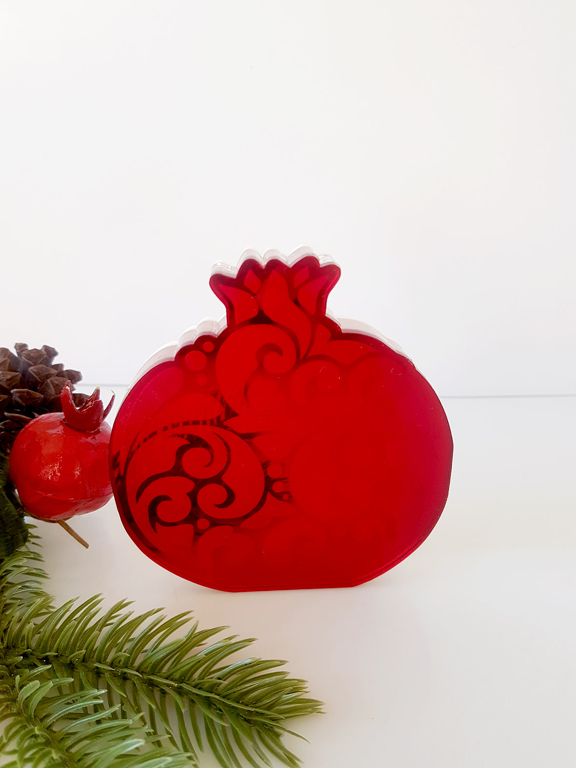 Επιτραπέζιο γούρι ρόδι με σχέδια