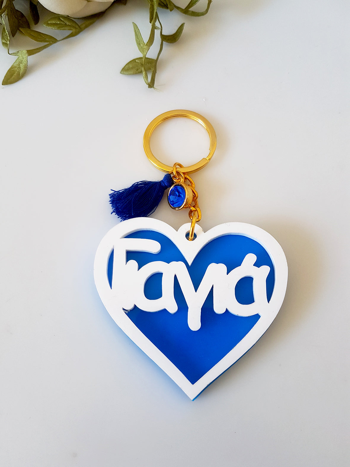 Μπρελόκ καρδιά Μαμά, Γιαγιά, Νονά, Θεία ή Sister - So Cute by Dimi