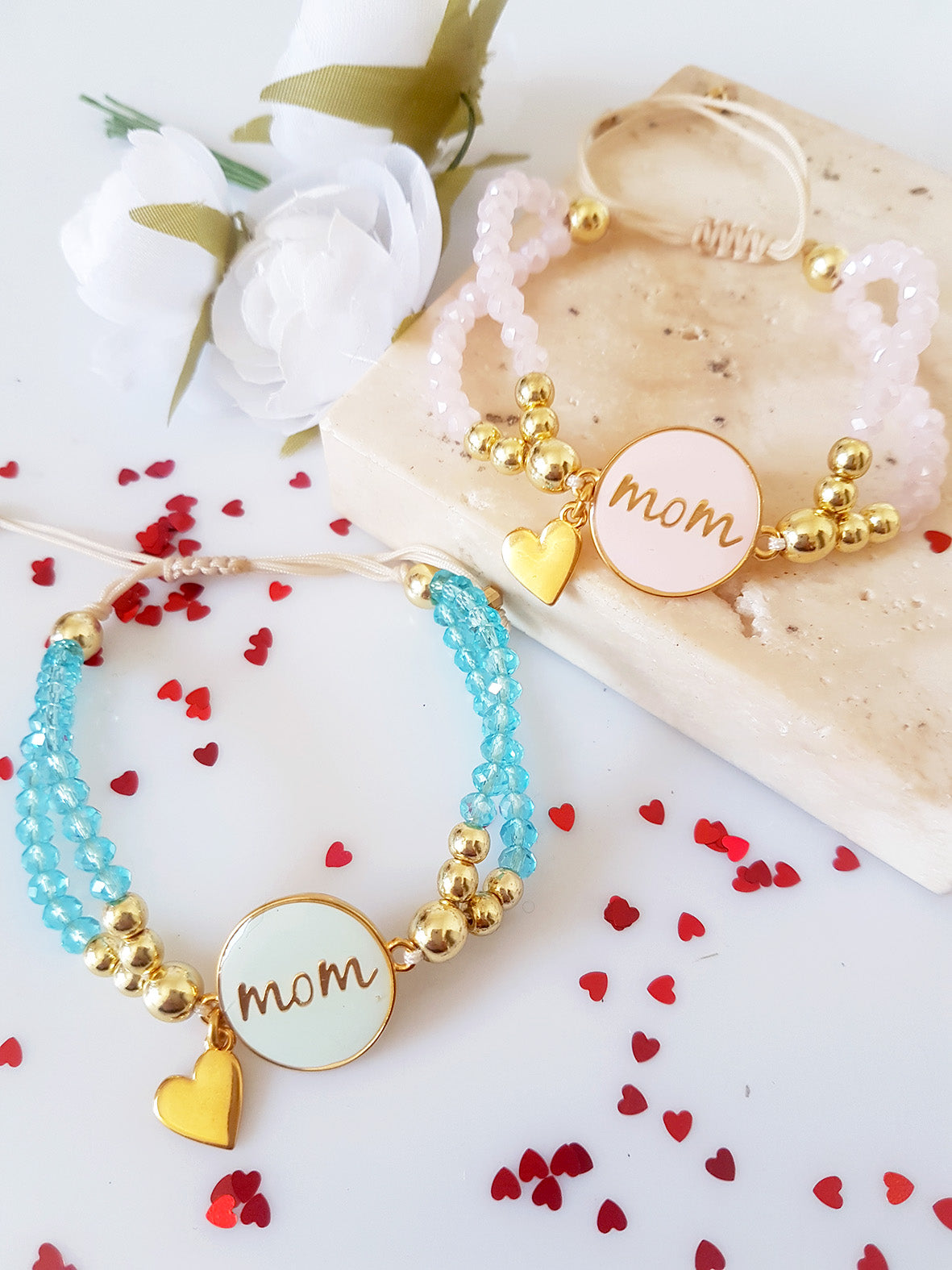 Βραχιόλι με χάντρες Mom - So Cute by Dimi