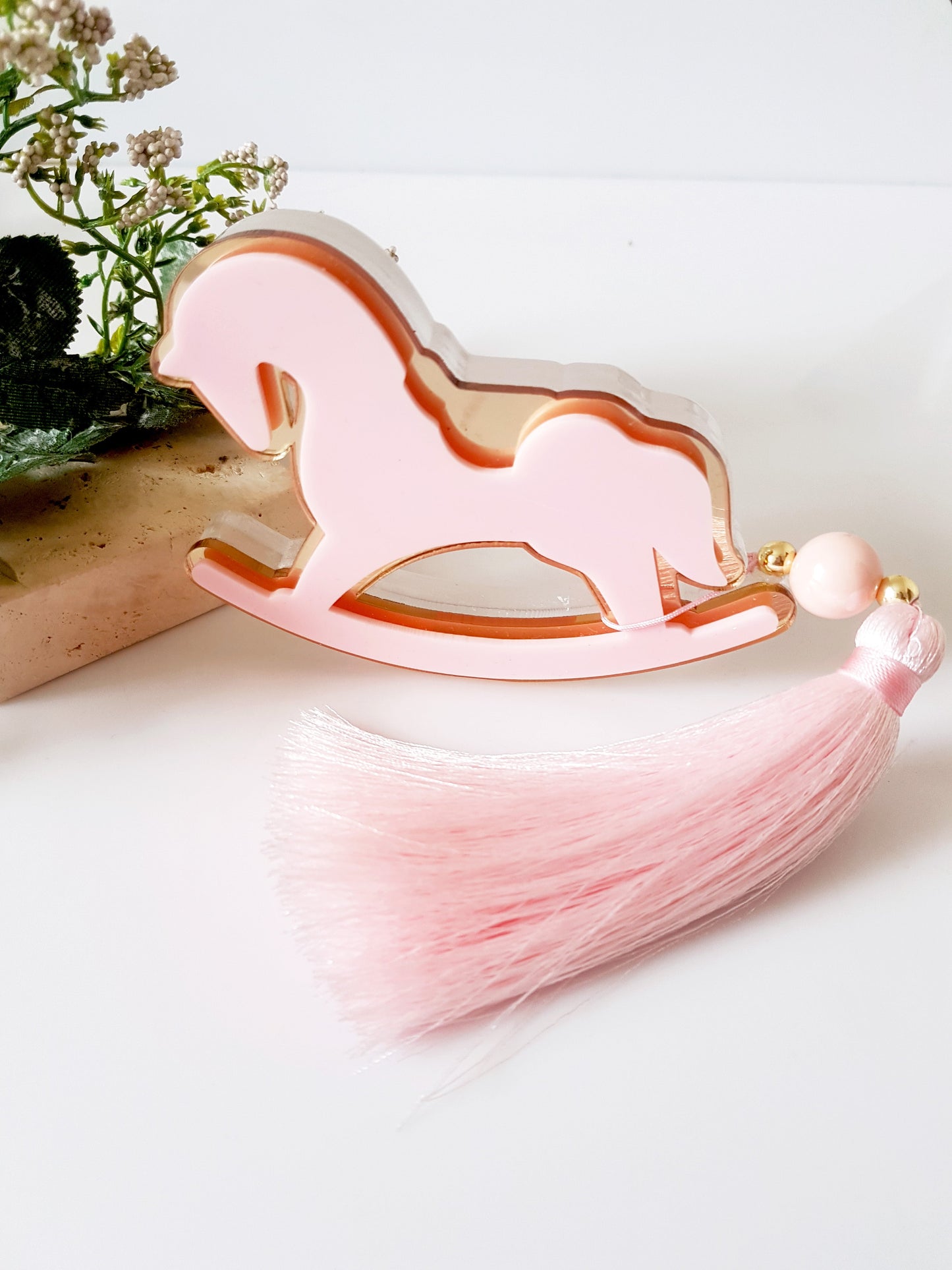 Κουνιστό αλογάκι, σετ δώρου για νεογέννητο - So Cute by Dimi