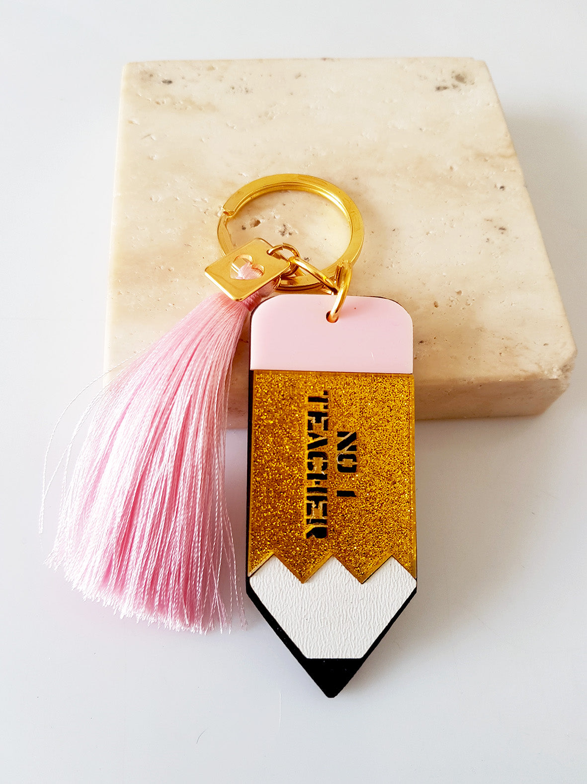 Μπρελόκ μολύβι No1 Teacher - So Cute by Dimi