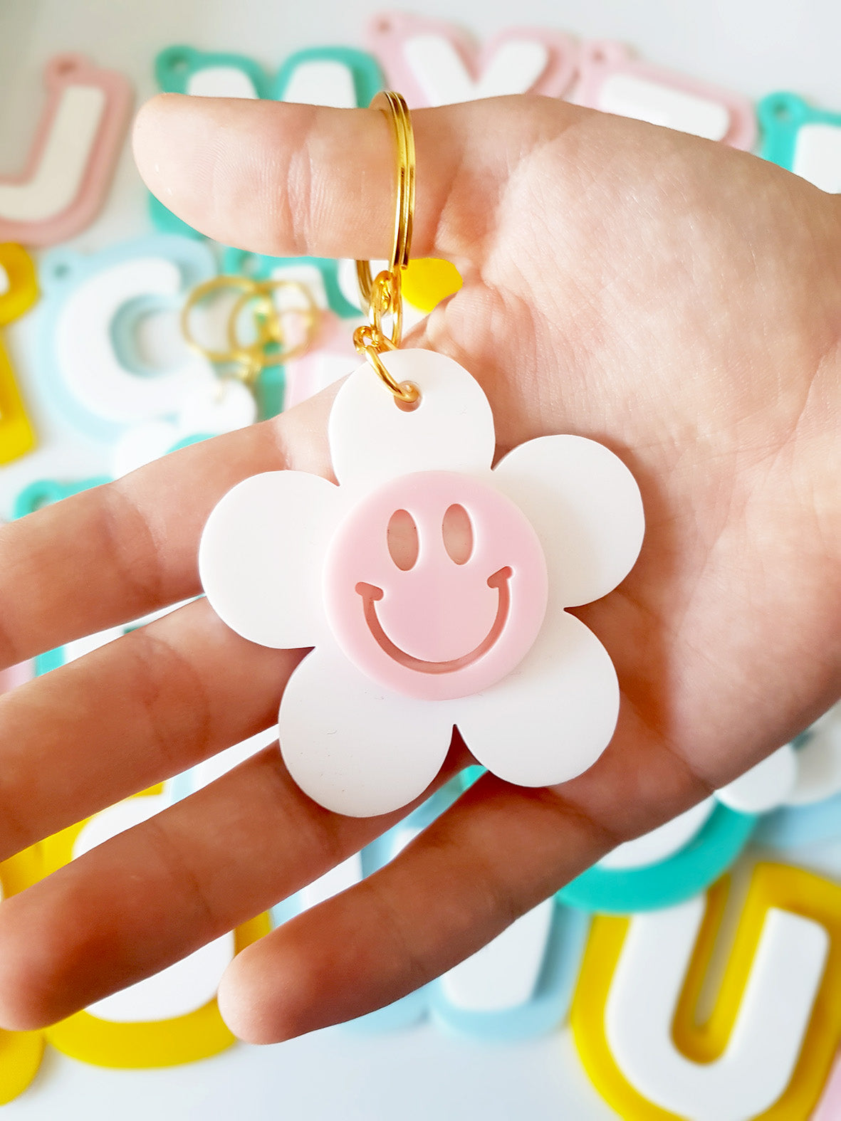 Πλεξιγκλάς μπρελόκ Smile - So Cute by Dimi