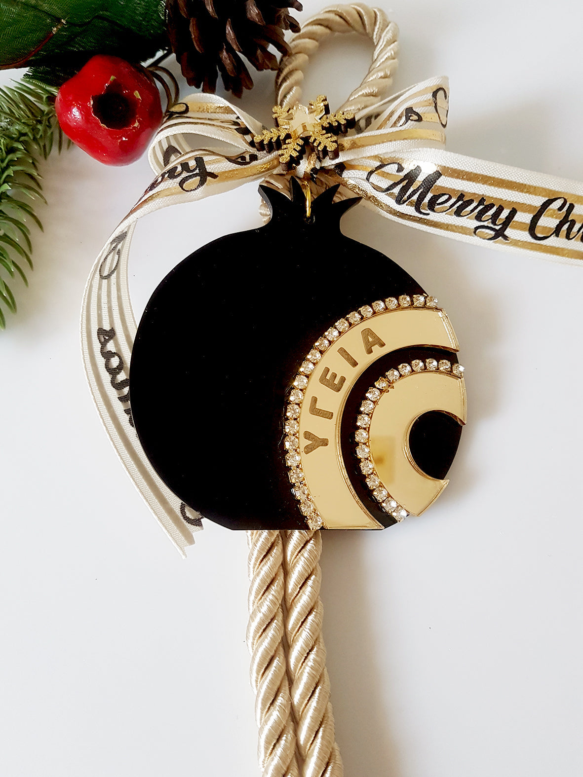 Γούρι Ρόδι με χάραξη Υγεία