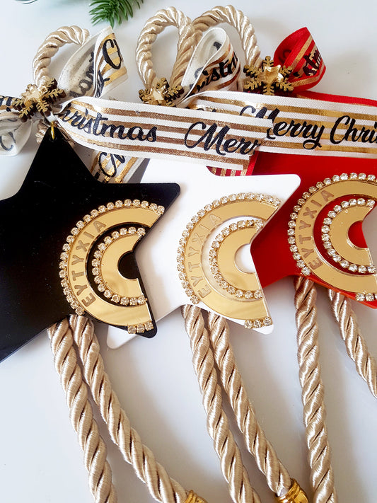 Γούρι Αστέρι με χάραξη Ευτυχία - So Cute by Dimi