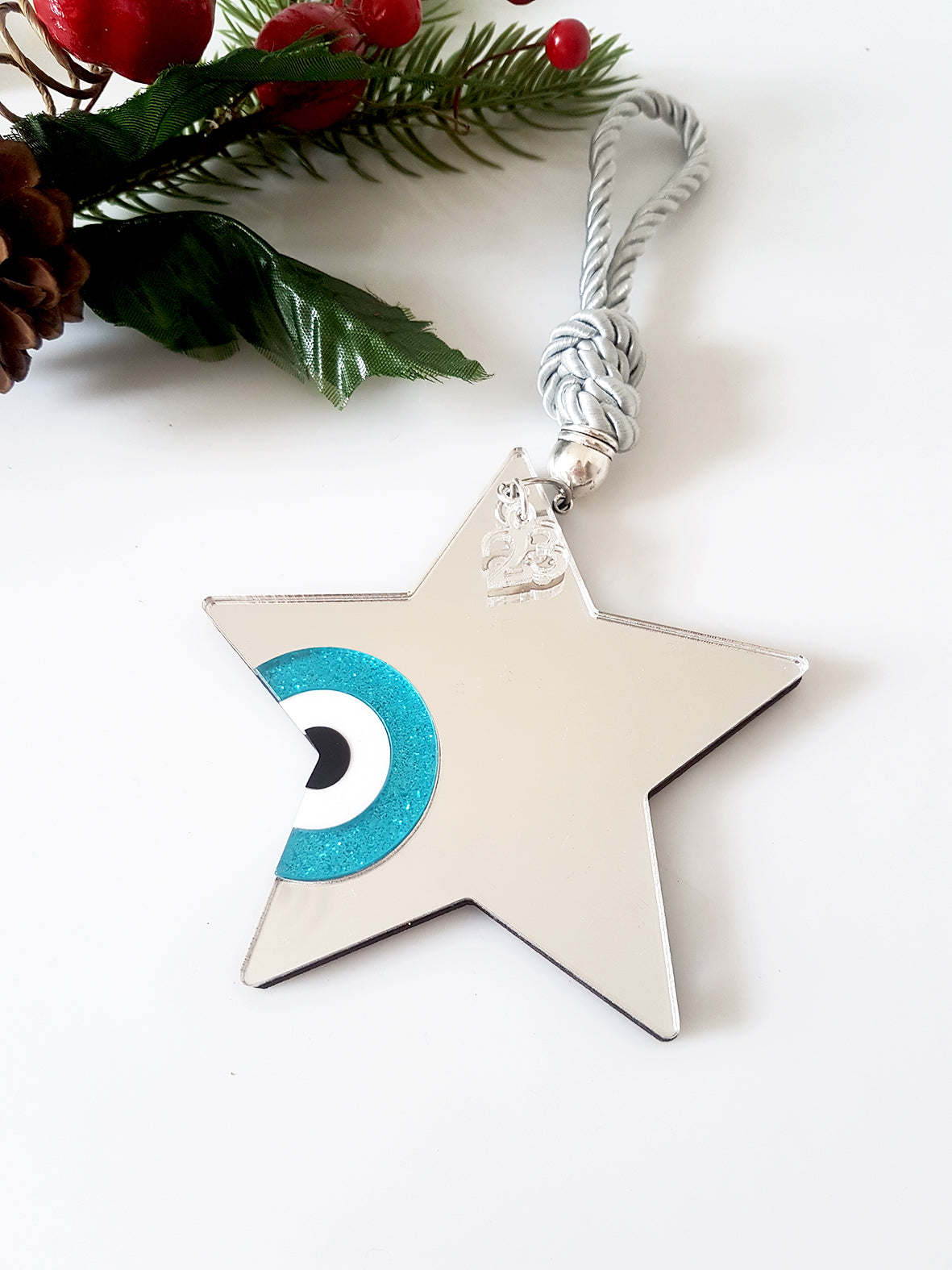 Star shaped pendant charm with evil eye - SoCuteb2b