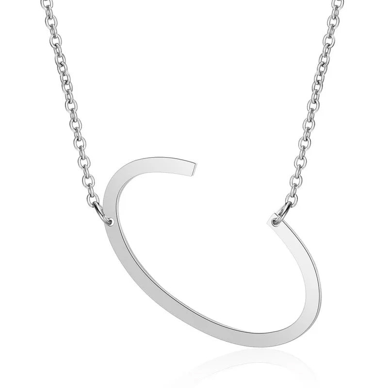 Shiny pendant with Monogram, pack of 1 piece