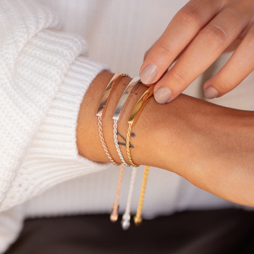 Fashion Geometric Titanium Steel Plating Bracelet - SoCuteb2b