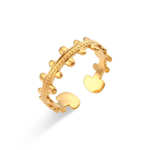 Stainless Steel Open Ring, various styles - SoCuteb2b