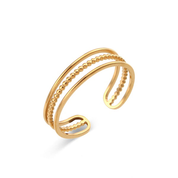 Stainless Steel Open Ring, various styles - SoCuteb2b