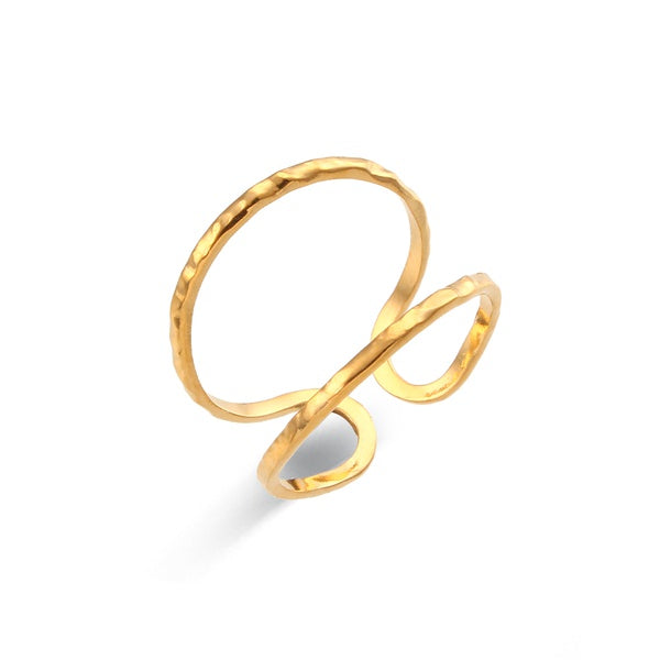 Stainless Steel Open Ring, various styles - SoCuteb2b