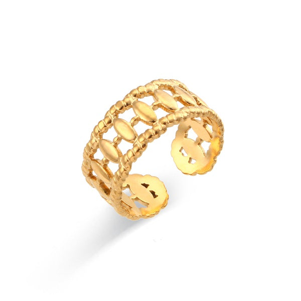 Stainless Steel Open Ring, various styles - SoCuteb2b