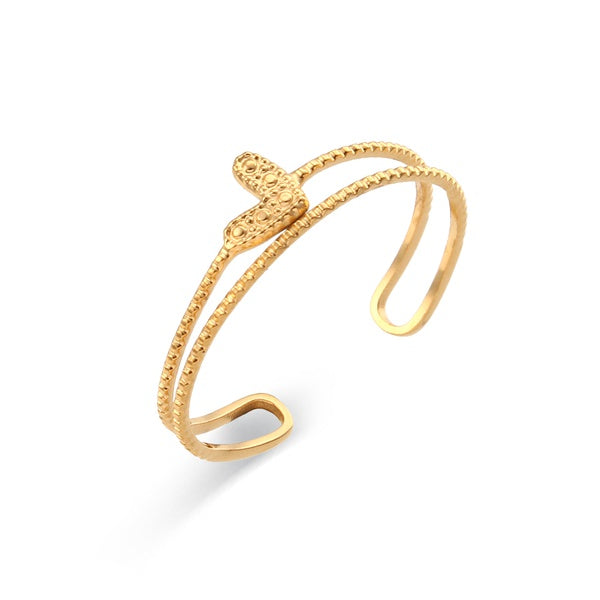 Stainless Steel Open Ring, various styles - SoCuteb2b