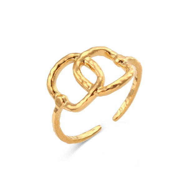 Stainless Steel Open Ring, various styles - SoCuteb2b