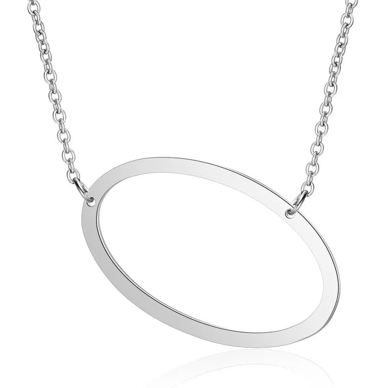 Shiny pendant with Monogram, pack of 1 piece