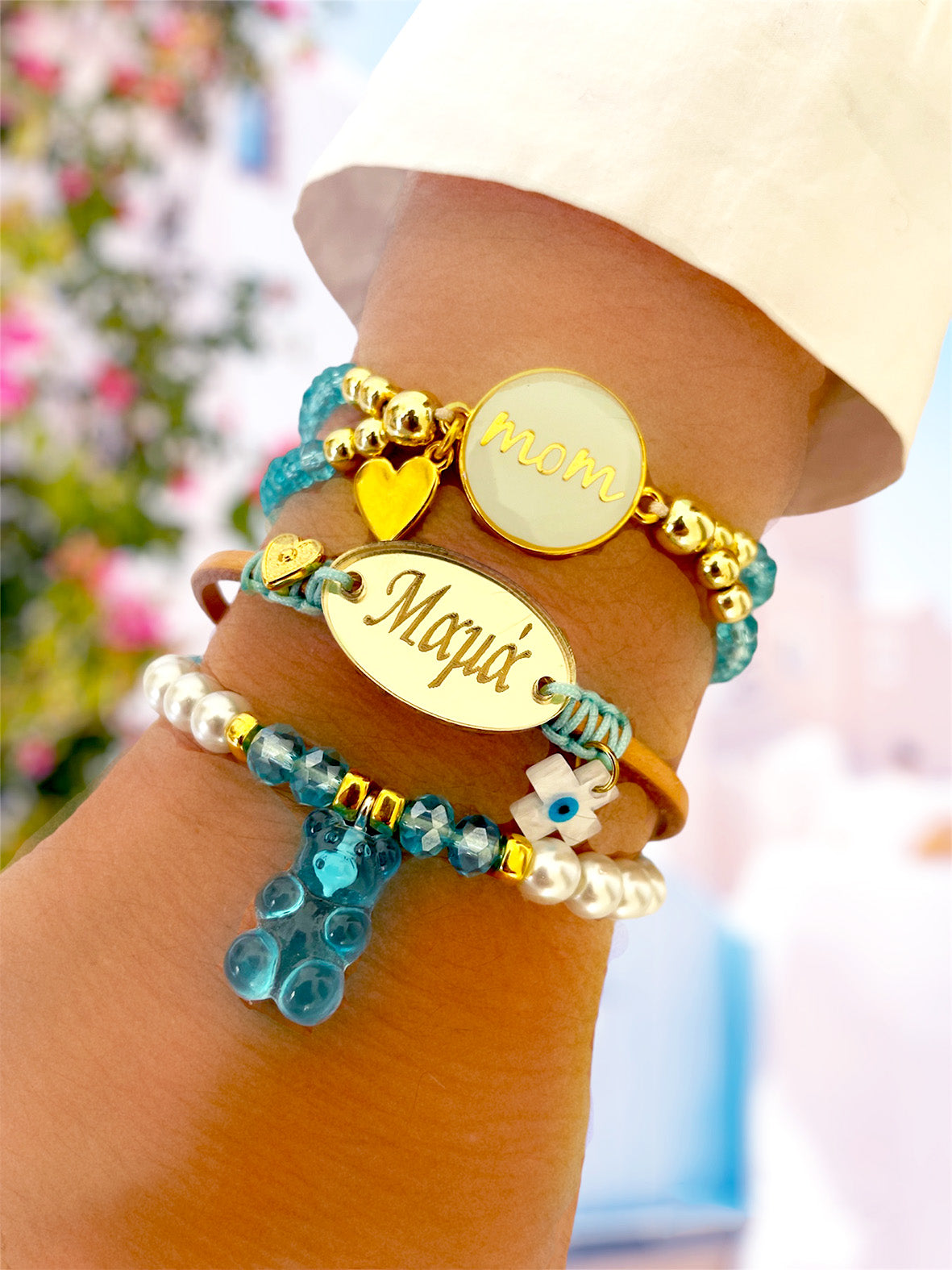 Βραχιόλι με χάντρες Mom - So Cute by Dimi