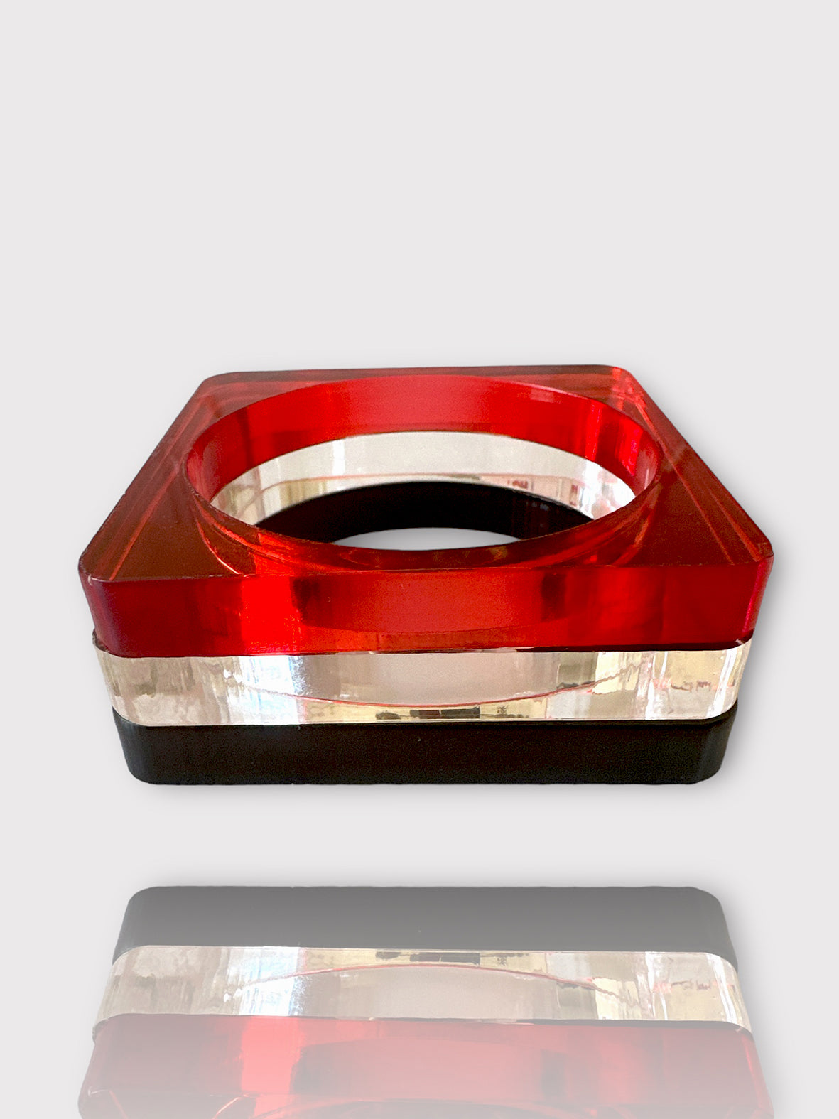 PLEXIGLASS SQUARE BANGLE