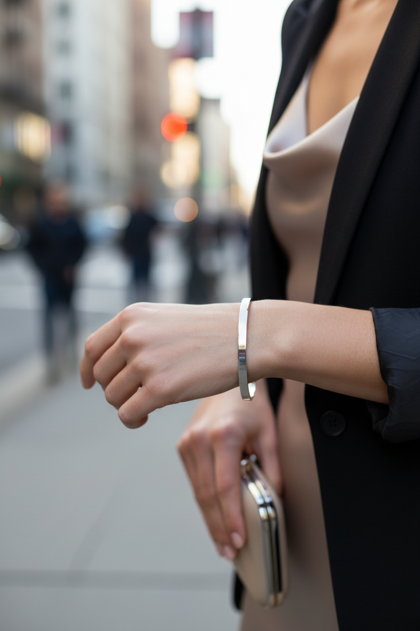 Ατσάλινη χειροπέδα Essential Line χονδρική So Cute by Dimi