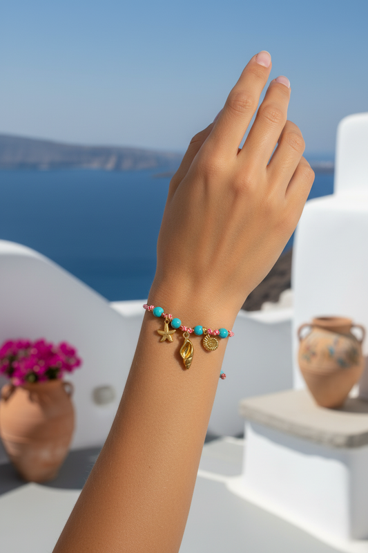 🤍✨Aegean Charms – March Bracelet