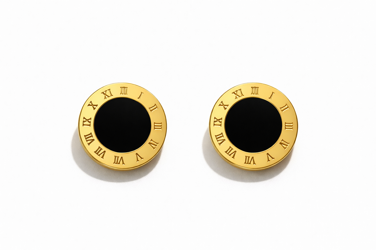 Numeral Pearl Stud Earrings stainless steel σκουλαρίκια με φίλντισι και λατινικούς αριθμούς – So Cute by Dimi