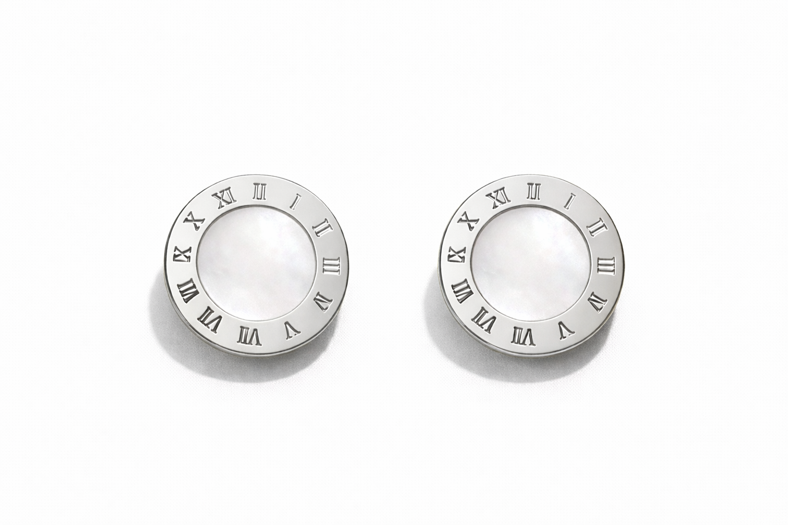 Numeral Pearl Stud Earrings stainless steel σκουλαρίκια με φίλντισι και λατινικούς αριθμούς – So Cute by Dimi