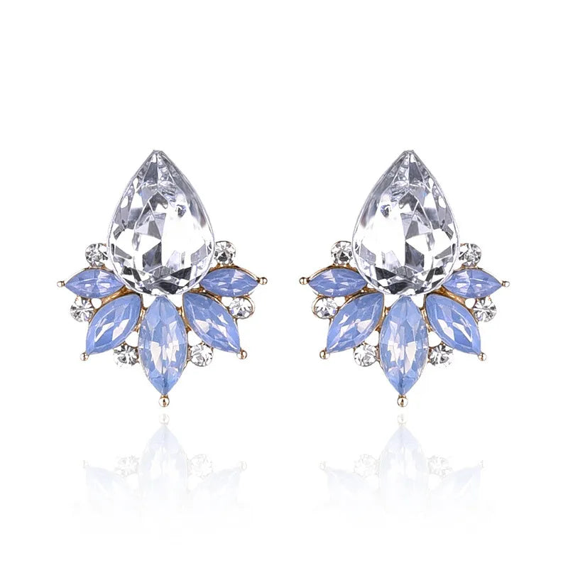 Glam Water Droplets Earrings