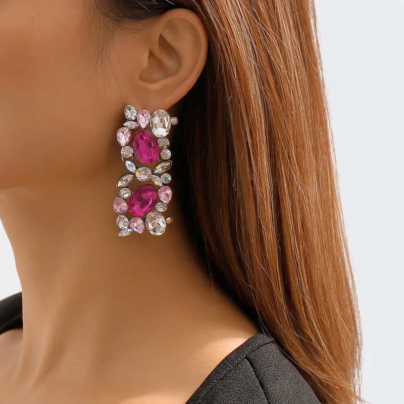 Rhinestones Women'S Earrings