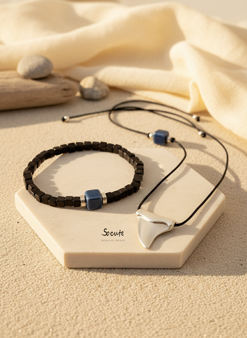 Κολιέ με δόντι καρχαρία – χονδρική So Cute by Dimi