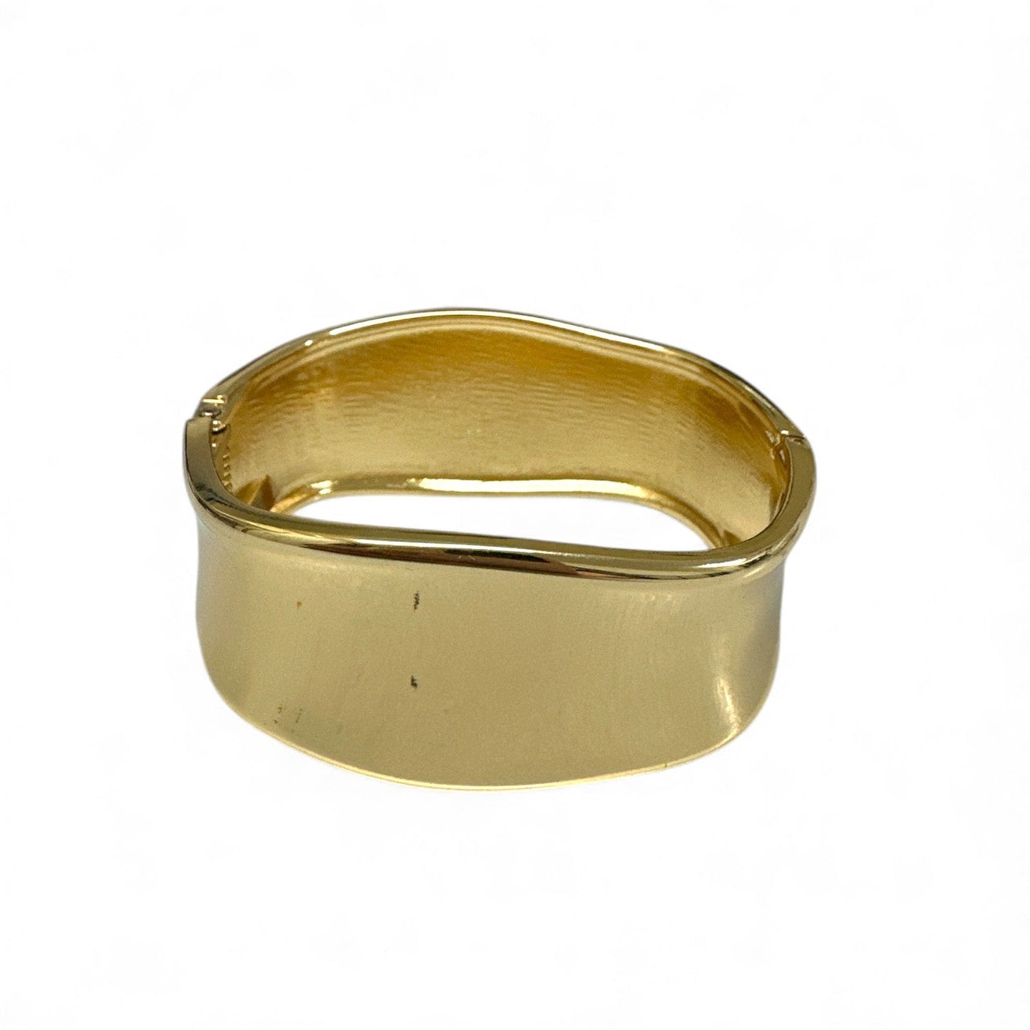 Copper bangle με κυματιστή φόρμα σε χρυσό και ασημί – So Cute by Dimi