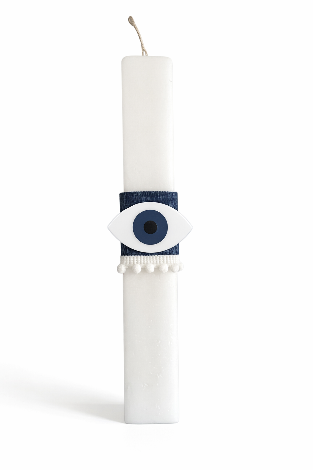 🤍✨ Evil Eye Easter Candle
