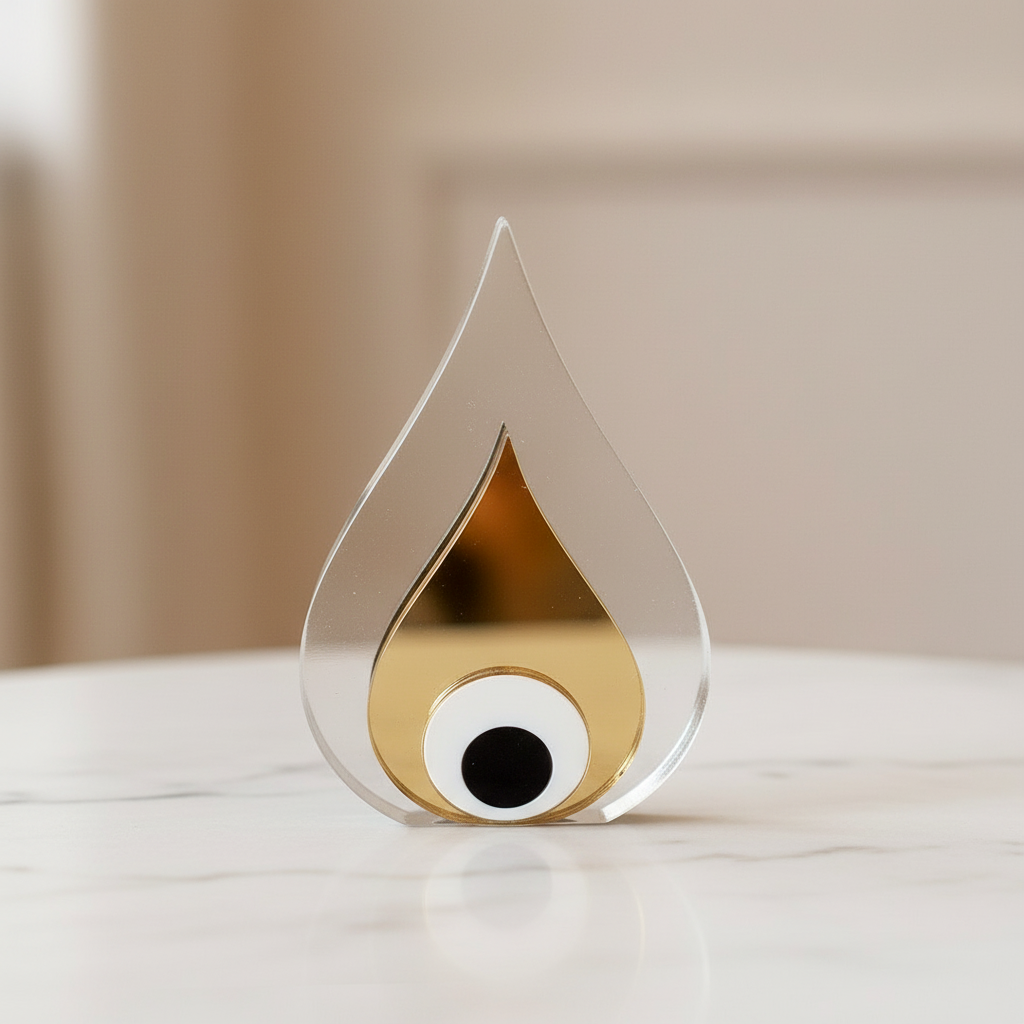 🤍✨Επιτραπέζιο γούρι μικρή σταγόνα με μάτι
